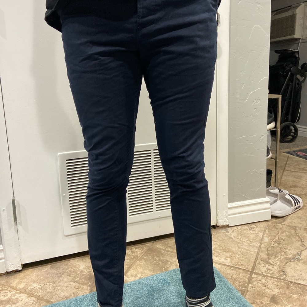 Navy Blue skinny slacks